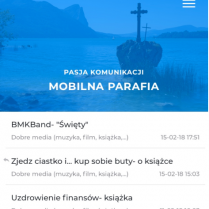 Nasza aplikacja Mobilna Parafia po gruntownym liftingu